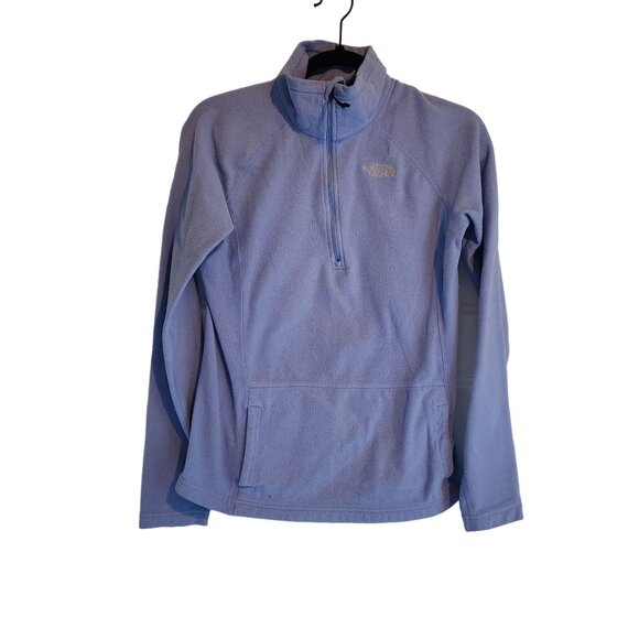 The North Face periwinkle blue quarter-zip fleece womens size S - Picture 1 of 4